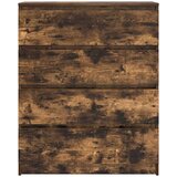 vidaXL Komoda boja dimljenog hrasta 80x35x99 cm konstruirano drvo | shoptok.hr