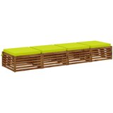  Jastučići za sjedalo od 4 dijela SOEST 4 kom. 100% poliester | shoptok.hr