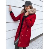 DStreet Kurtka zimowa damska parka NADER czerwona | Shoptok.si
