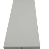 eurokraft pro Odlagalna polica za delovno mizo, širina 500 mm, svetlo sive barve RAL 7035 | Shoptok.si