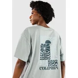 Rolling Bend Graphic Oversized T-shirt crushed blue / flrl grve