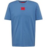 Hugo Majica 'Diragolino212' moder denim / rdeča / črna | Shoptok.si