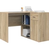 vidaXL Kutni stol Sonoma hrast 102x88x75 cm Konstruirano drvo | shoptok.hr