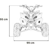 Quad na benzin DESERT STORM LIFT Combustion 125cc - modra | Shoptok.si