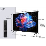 Tcl Televizor 43V6C 4K HDR, Pametni TV, 43", Crni | Eponuda.ba