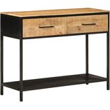  Konzolni stol 100 x 35 x 76 cm od masivnog drva manga i željeza | shoptok.hr