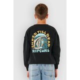 Rip Curl Shred Till Dead Crew Kids Pulover black | Shoptok.si