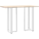  Noge za barski stol T-oblika 2 kom Bijele 50x35x(100-101) cm Čelik | Eponuda.ba