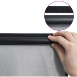  Zastor protiv insekata s 10-dijelnom mrežom crni 240 x 240 cm | shoptok.hr
