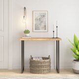 Stolna ploča 100x40x3,8 cm pravokutna od bagrema s živim rubom | shoptok.hr
