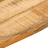 vidaXL Mizna plošča 80x80x2,5 cm naraven rob trden robusten mangov les | Shoptok.si