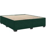  Krevet s oprugama i madracem tamnozeleni 200x200 cm baršunasti | shoptok.hr