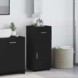 vidaXL Kupaonski ormar Crna 37 x 31.5 x 82 cm Konstruirano drvo Cijene