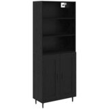  Highboard 2 kom. Crni hrast 69,5 x 34 x 180 cm | shoptok.hr