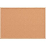 vidaXL Tabla iz plute z okvirjem iz masivnega borovega lesa 80x55 cm | Shoptok.si