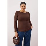 Trendyol Ženska bluza Tbbaw26Af00108, Braon | Eponuda.com