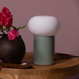 Brilliant Stona lampa KNUT 1xE27/25W/230V zelena/bela | Eponuda.com