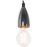 Toolight Viseća stropna svjetiljka Chrome Black APP357-1CP | shoptok.hr