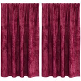  Baršunaste zavjese 2 pcs boja crnog vina 140 x 140 cm Baršun | Eponuda.com