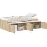  Okvir za krevet s pohranom Sonoma hrast 90x200 cm | shoptok.hr