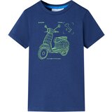 vidaXL Otroška majica s kratkimi rokavi temno modra 92 Cene