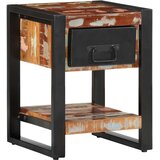  Noćni ormarić Višebojni 35x34x45 cm puno drvo, reciklirano | shoptok.hr