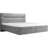 MID.YOU POSTELJA Z VZMETNICO 160 cm x 200 cm , les, tekstil, leseni material siva | Shoptok.si