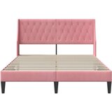  Okvir za krevet Ružičasta 140 x 190 cm Baršun - Ružičasta 140 x 190 cm | shoptok.hr