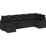  Set sofe 7 kom. Crna poliratan | shoptok.hr