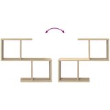  Polica na zidu Hrast sonoma 60 x 12 x 50,5 cm Konstruirano drvo | shoptok.hr