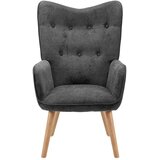 Bessagi Home fotelj natalie, siva | Shoptok.si