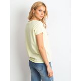 BASIC Feel Good T-shirt-RV-TS-4838.13P-light yellow | Shoptok.si
