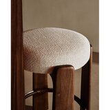 Kave Home Bež/v temni naravni barvi barsko stol iz masivnega jesena (višina sedeža 65 cm) Granite – | Shoptok.si