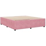 vidaXL Posteljni okvir roza 180x200 cm žamet | Shoptok.si