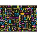 Herlitz Papir ukrasni rola 2 m x 70 cm Rođendan 3, | shoptok.hr