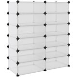  Stalak za cipele prozirni 94,5 x 36,5 x 106 cm PP | shoptok.hr