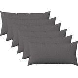  Presvlaka za jastuk 6 kom. HEERLEN Svjetlosiva 40 x 70 cm - Svjetlosiva 40 x 70 cm 6 | shoptok.hr