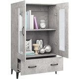  Visoka komoda siva boja betona 70x31x115 cm konstruirano drvo | shoptok.hr