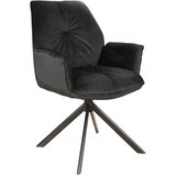  Stolica BOOGIE 2 - baršun - crna | shoptok.hr