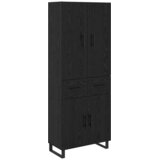  Highboard 2 kom. Crni hrast 69,5 x 34 x 180 cm | shoptok.hr