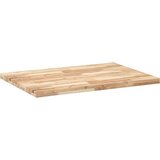 Stolna ploča 80 x 70 x 4 cm pravokutna od masivnog drva bagrema | Eponuda.com