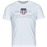 Gant Majice s kratkimi rokavi ARCHIVE SHIELD Bela Cene