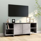 vidaXL TV ormarić siva boja betona 130 x 35 x 50 cm od iverice | shoptok.hr