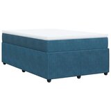  Krevet s oprugama i madracem tamnoplavi 120 x 190 cm baršun | shoptok.hr