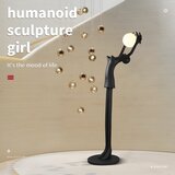  Immax 08812XL - Stojeća lampa SILUETTE 1xE27/25W/230V 210 cm Human Girl | Eponuda.com
