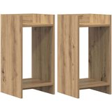  Stalak za biljke s policom 2 pcs Zanatski Hrast 30 x 30 x 60 cm | shoptok.hr