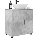 vidaXL Kupaonski ormar Beton siva 61 x 35 x 64 cm Konstruirano drvo | shoptok.hr