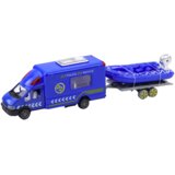  Set policijskih vozil za igro s pogonom na trenje 4u1 - modra | Shoptok.si