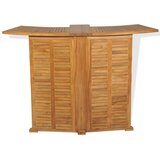Bistro 3-dijelni bistro set sa sklopivim stolicama od masivne tikovine | shoptok.hr