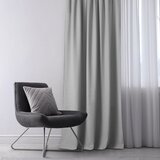  Curtain CARMENA color gray style classic dragon tape transparent 5 cm braid 300x270 HOMEDE | shoptok.hr